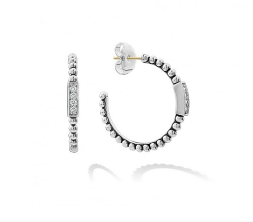 LAGOS "Caviar Spark" Hoop Earrings
