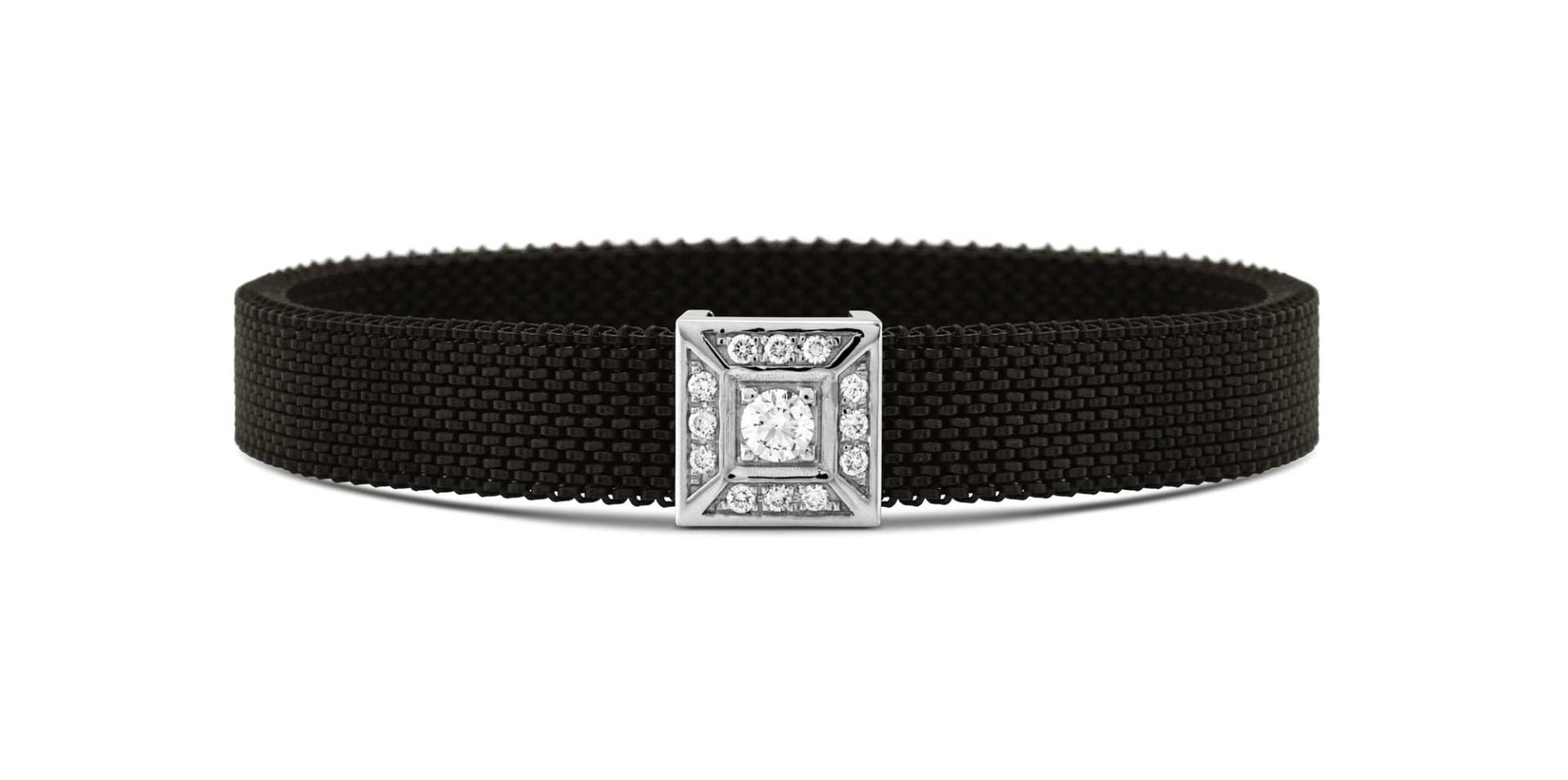 Mariani Diamond Lucilla Diamond Mesh Bracelet in 18kt White Gold