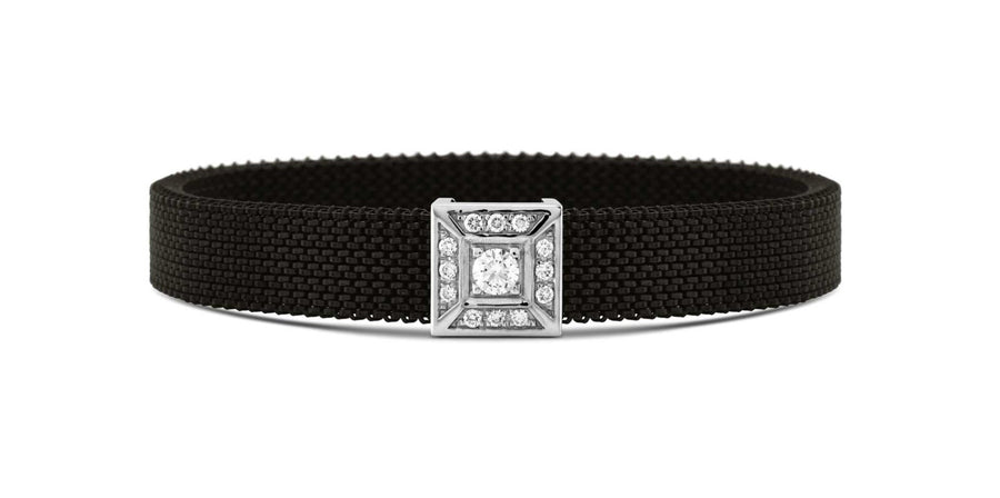 Mariani Diamond Lucilla Diamond Mesh Bracelet in 18kt White Gold