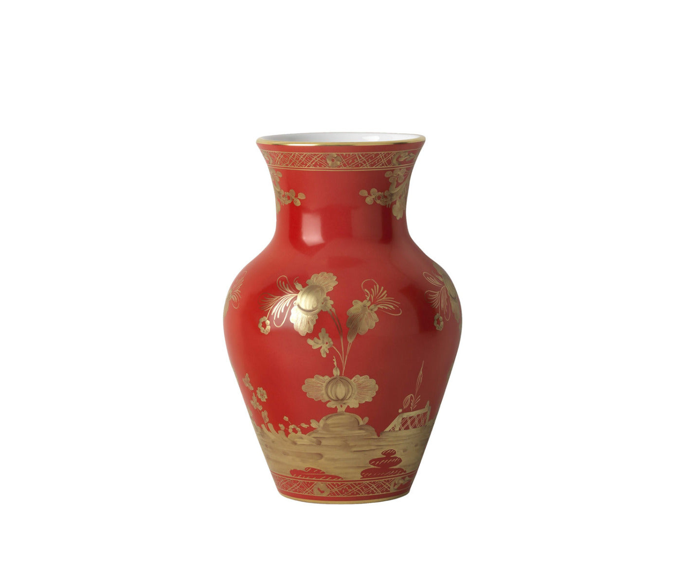 Richard Ginori 1735 "Oriente Italiano" Rubrum Ming Vase