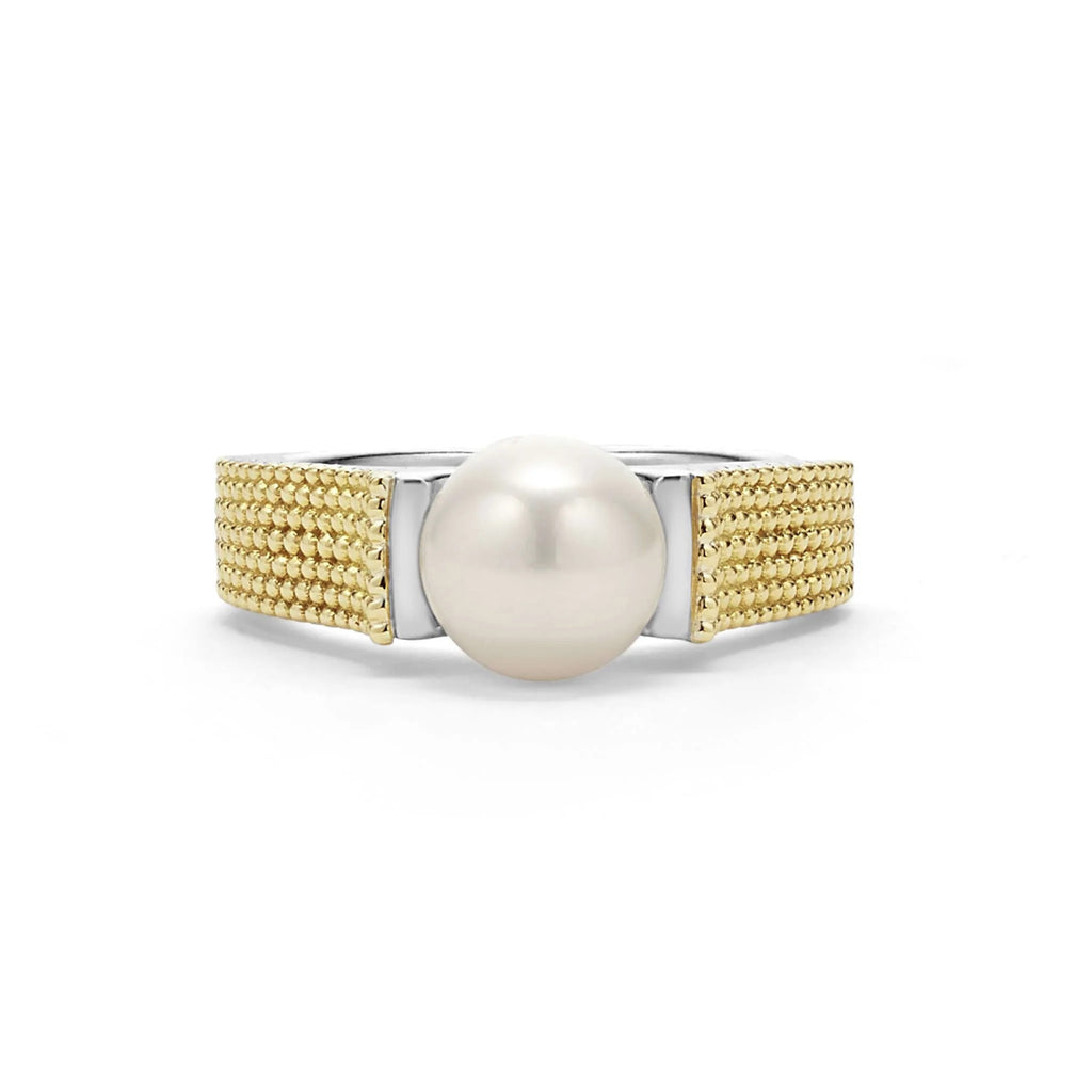 Two-Tone Caviar Pearl Ring (7)