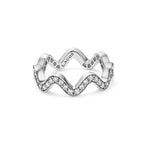 "Caviar Spark" Wave Diamond Eternity Band Ring (7)