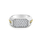 LAGOS "Anthem" Two-Tone Octagon Diamond Ring