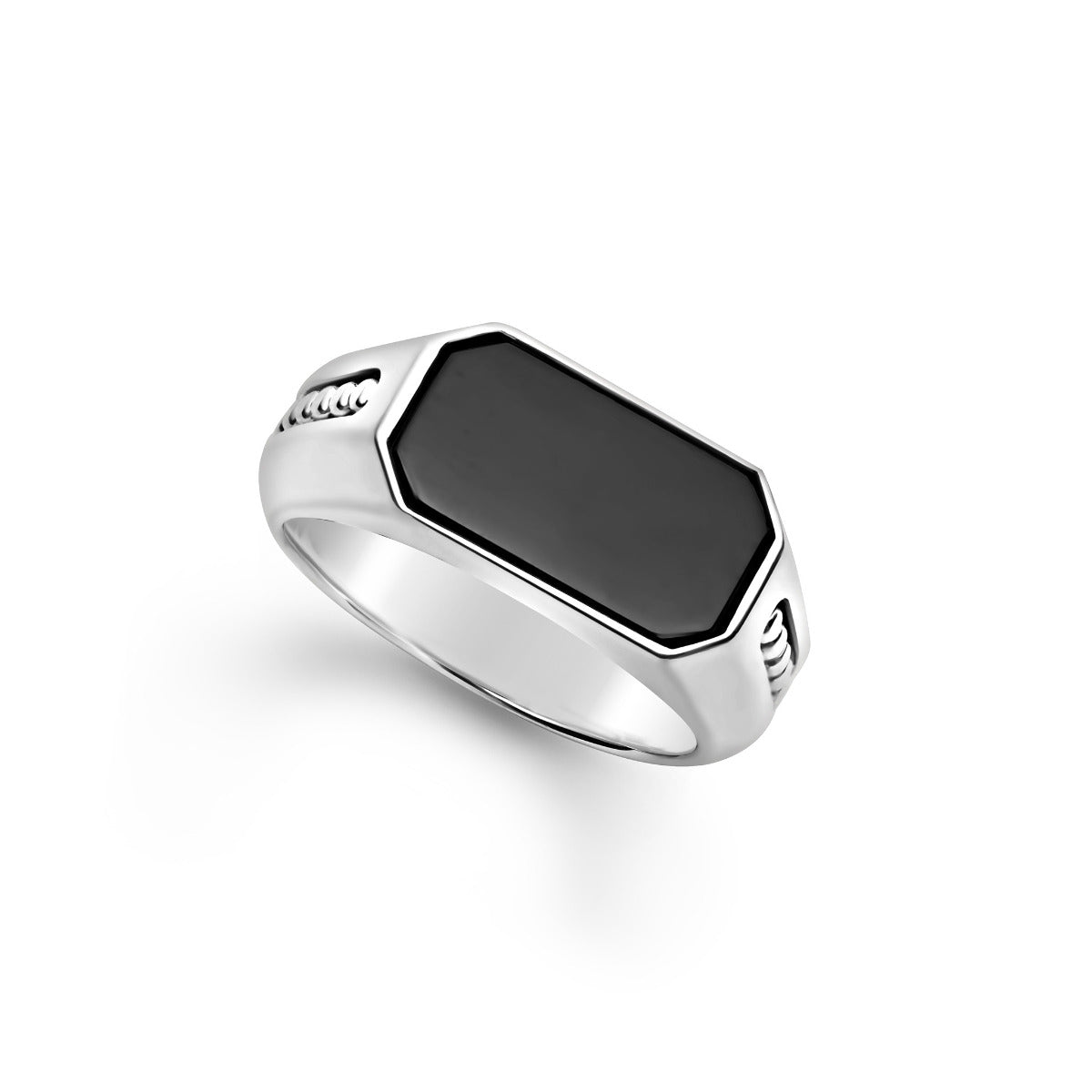 LAGOS "Anthem" Onyx Octagon Ring