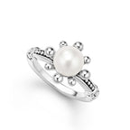 LAGOS "Luna" Fleur Pearl Ring