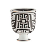 Richard Ginori 1735 "Labirinto" Nero Cachepot Vase