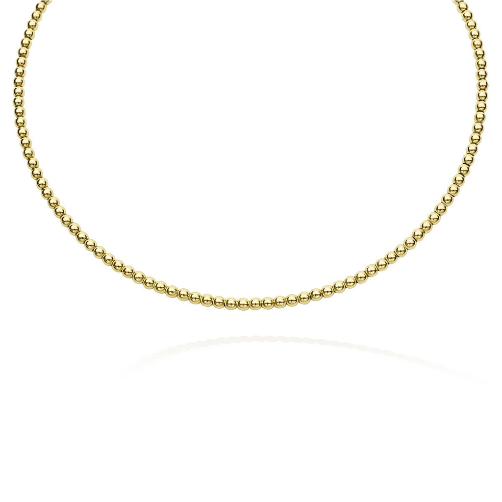 LAGOS "Caviar Gold" Beaded Collar 16" Necklace