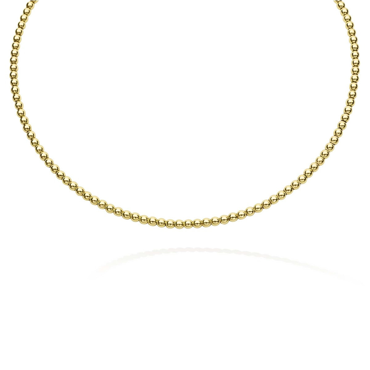 LAGOS "Caviar Gold" Beaded Collar 16" Necklace