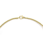 "Caviar Gold" Beaded Collar 16" Necklace