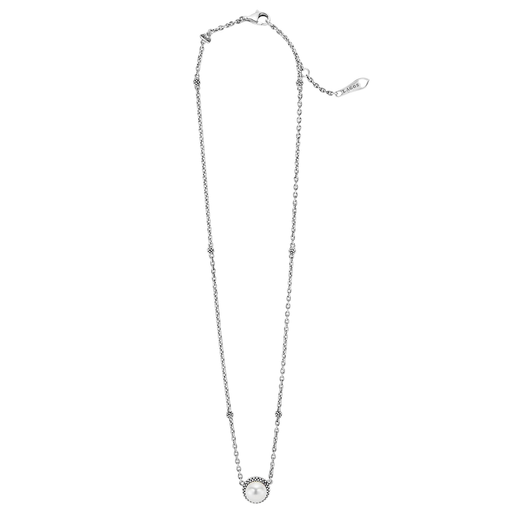 "Luna" Pearl Pendant Necklace