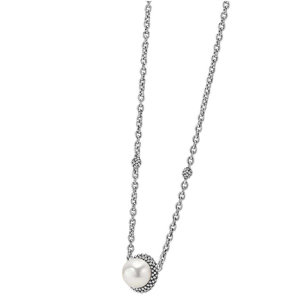 "Luna" Pearl Pendant Necklace