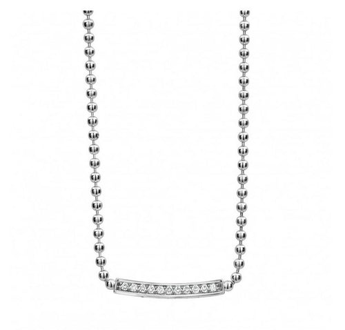 LAGOS "Caviar Spark" Diamond Station Beaded Necklace