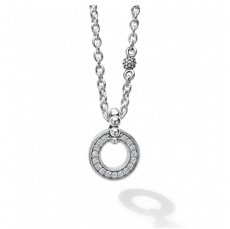 LAGOS "Caviar Spark" Diamond Circle Necklace