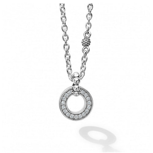LAGOS "Caviar Spark" Diamond Circle Necklace