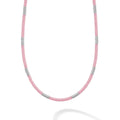 LAGOS "Pink Caviar" Silver Station Ceramic Beaded 16" Necklace