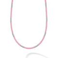 LAGOS "Pink Caviar" Silver Station Ceramic Beaded 18" Necklace