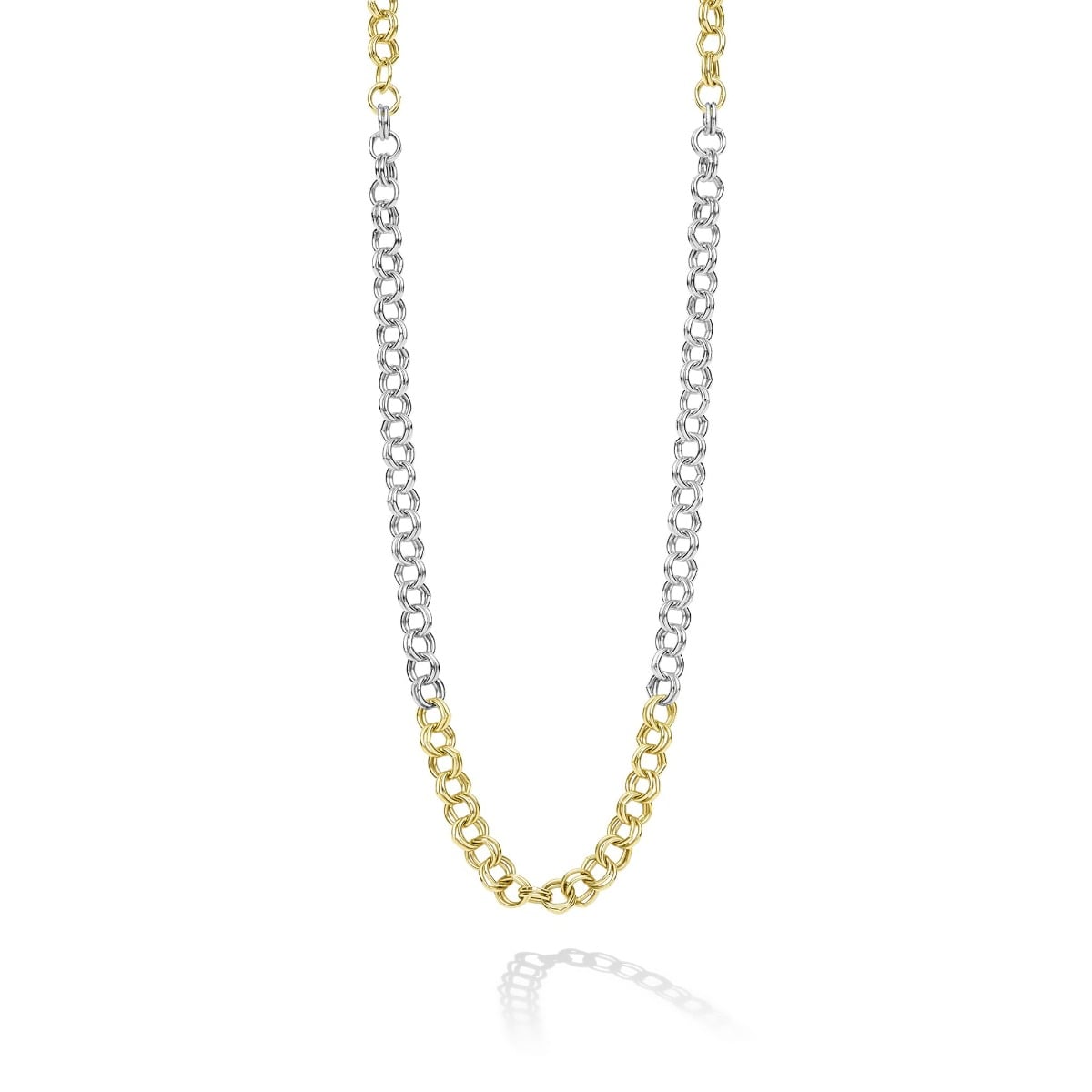 LAGOS "Anthem" Two-Tone High Jinks Link Chain Necklace