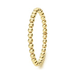 "Caviar Gold" Beaded Bracelet