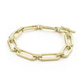 LAGOS "Signature Caviar" Gold Link Bracelet