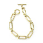 "Signature Caviar" Gold Link Bracelet
