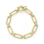 "Signature Caviar" Gold Link Bracelet