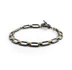 "Signature Caviar" 18kt Gold and Black Ceramic Link Bracelet (7)