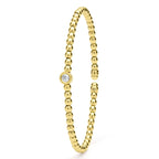 "Caviar Gold" Beaded Diamond Cuff Bracelet (7)
