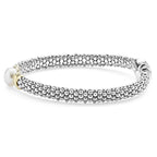 "Luna" Two-Tone X Pearl Caviar Bracelet (7)