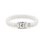 "White Caviar" Ceramic Beaded Bracelet