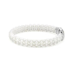 "White Caviar" Ceramic Beaded Bracelet