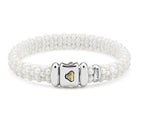 "White Caviar" Ceramic Beaded Bracelet