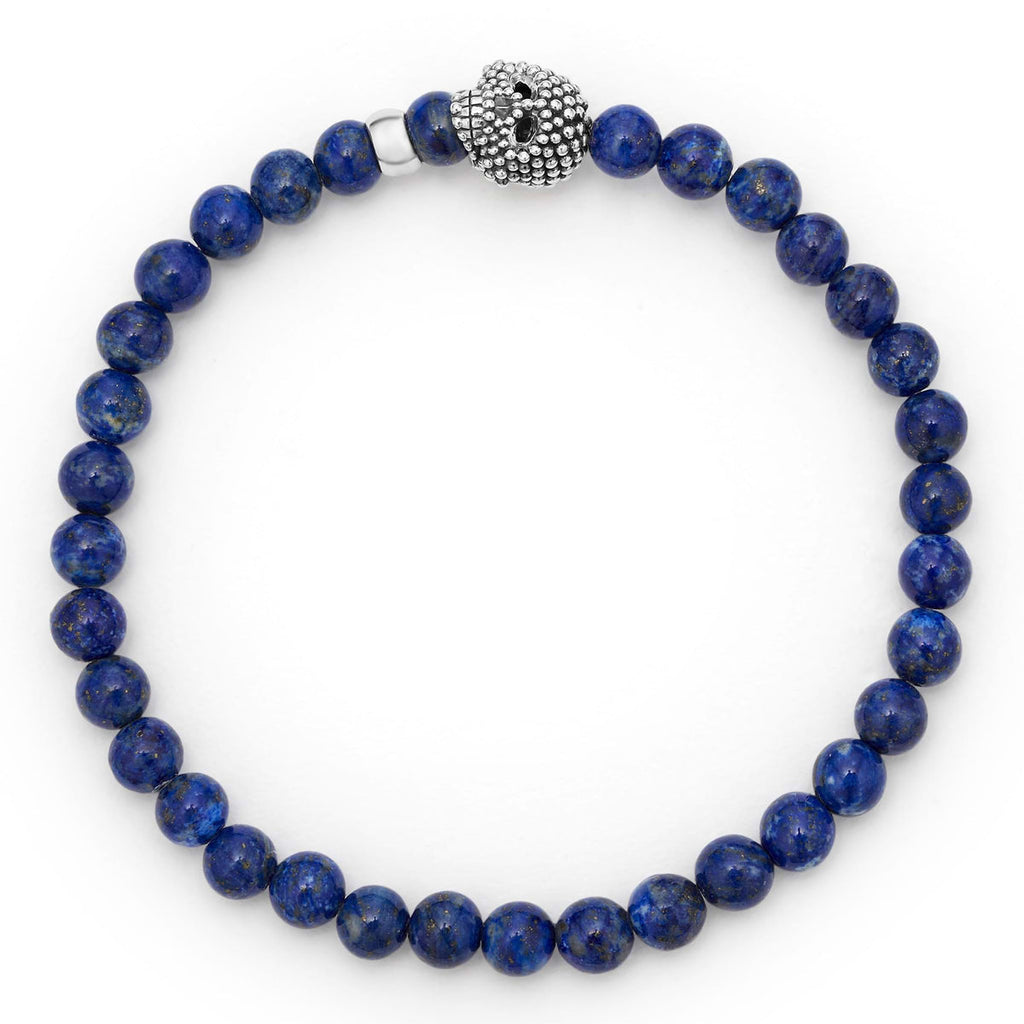 "Anthem" Lapis Skull Bracelet (8)