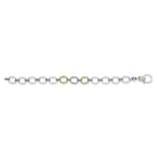 "Caviar Lux" Single Station Diamond Link Bracelet (7)