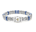"Blue Caviar" Single Station Diamond Caviar Bracelet