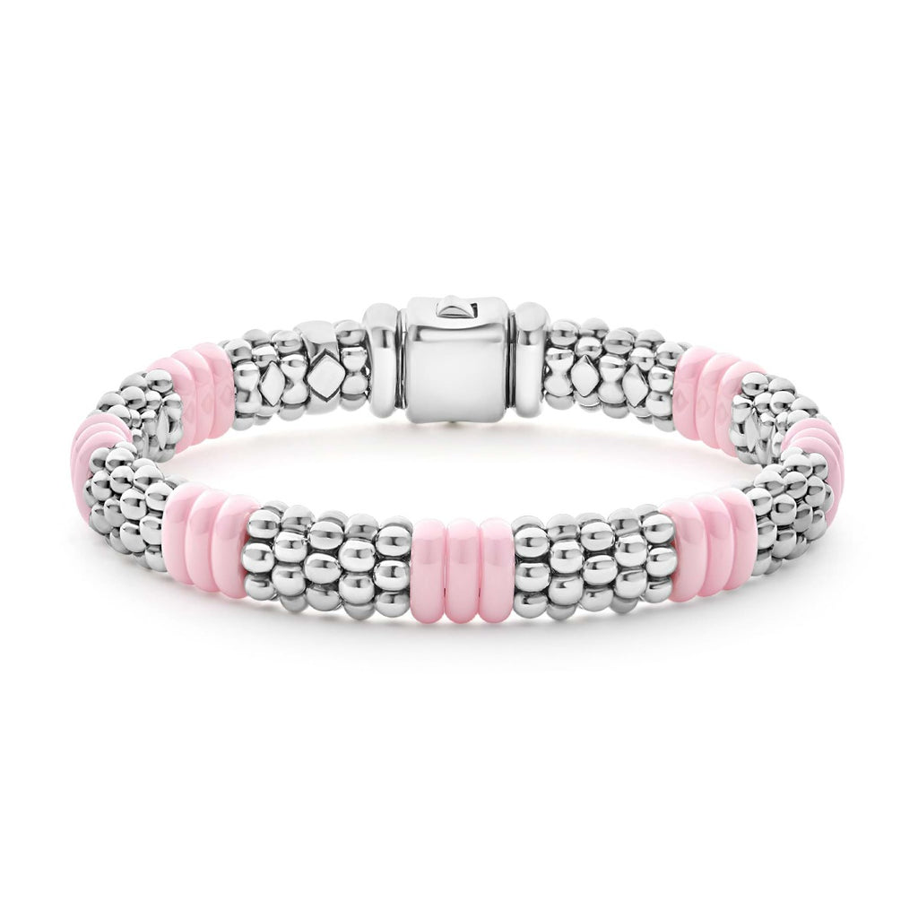 LAGOS "Pink Caviar" Ceramic Caviar Beaded Bracelet, Size 7 | Louis Anthony Jewelers
