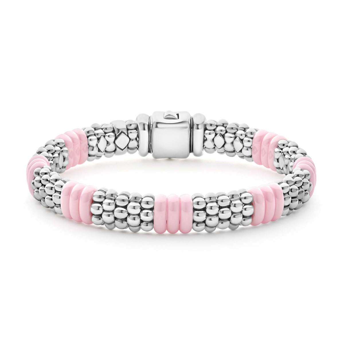 LAGOS "Pink Caviar" Ceramic Caviar Beaded Bracelet, Size 7 | Louis Anthony Jewelers