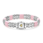 "Pink Caviar" Ceramic Caviar Beaded Bracelet (7)