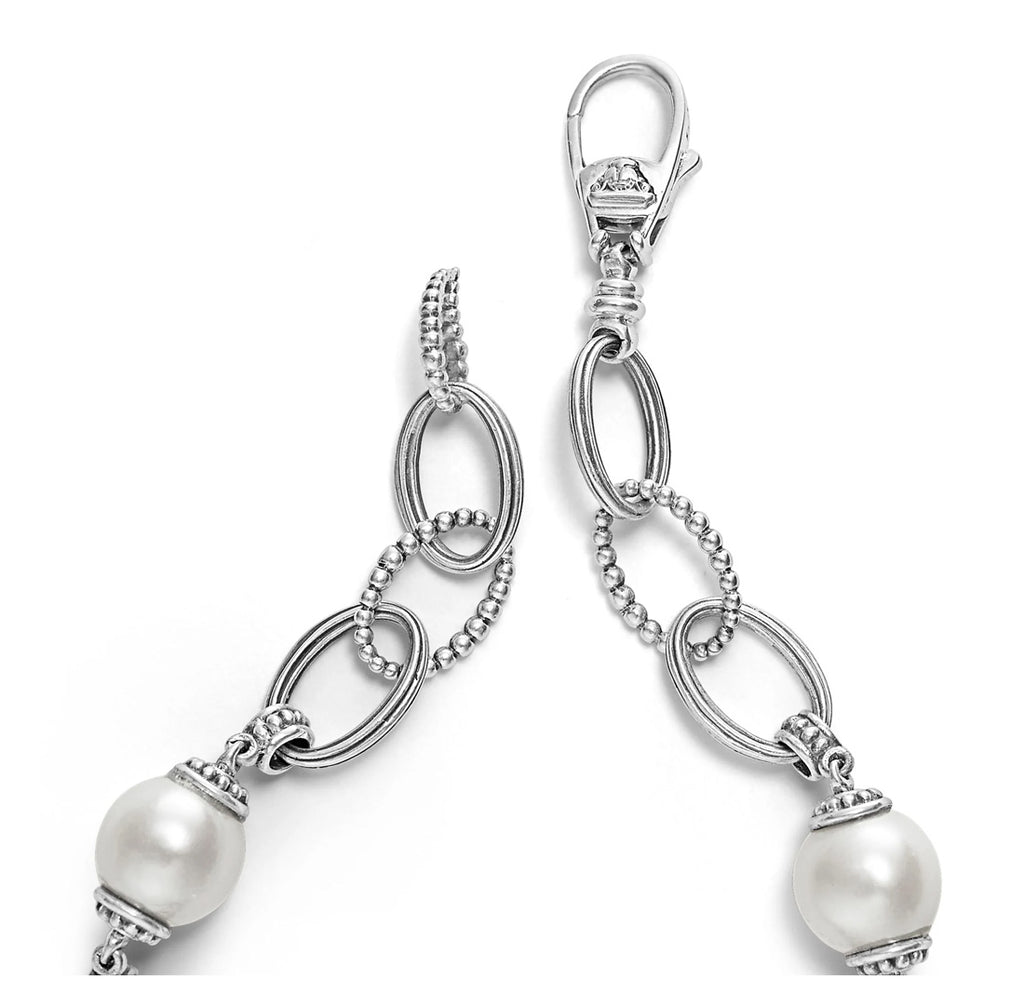 "Luna" Caviar Pearl Link Bracelet (7)