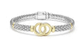 LAGOS "Signature Caviar" Two-Tone Interlocking Caviar Bracelet (7)