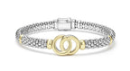 LAGOS "Signature Caviar" Two-Tone Interlocking Caviar Bracelet (7)