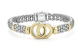 LAGOS "Signature Caviar" Two-Tone Interlocking Caviar Bracelet (7)