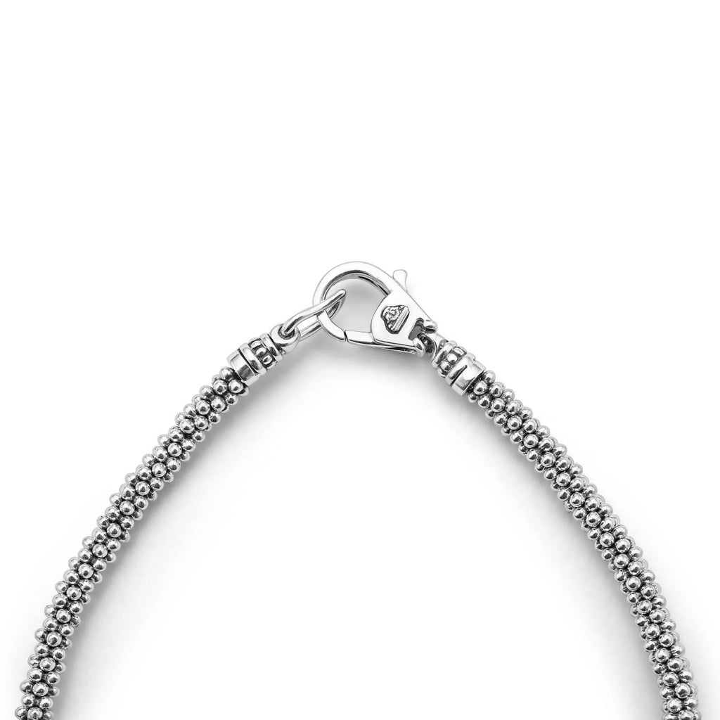 "Signature Caviar" Two-Tone Station Bracelet (7)