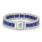 "Anthem" Matte Ultramarine Ceramic Link Bracelet (8)
