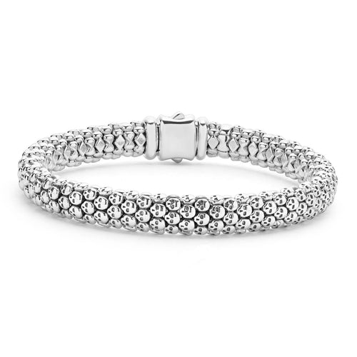 LAGOS "Anthem" Caviar Skull Bracelet (7.5)