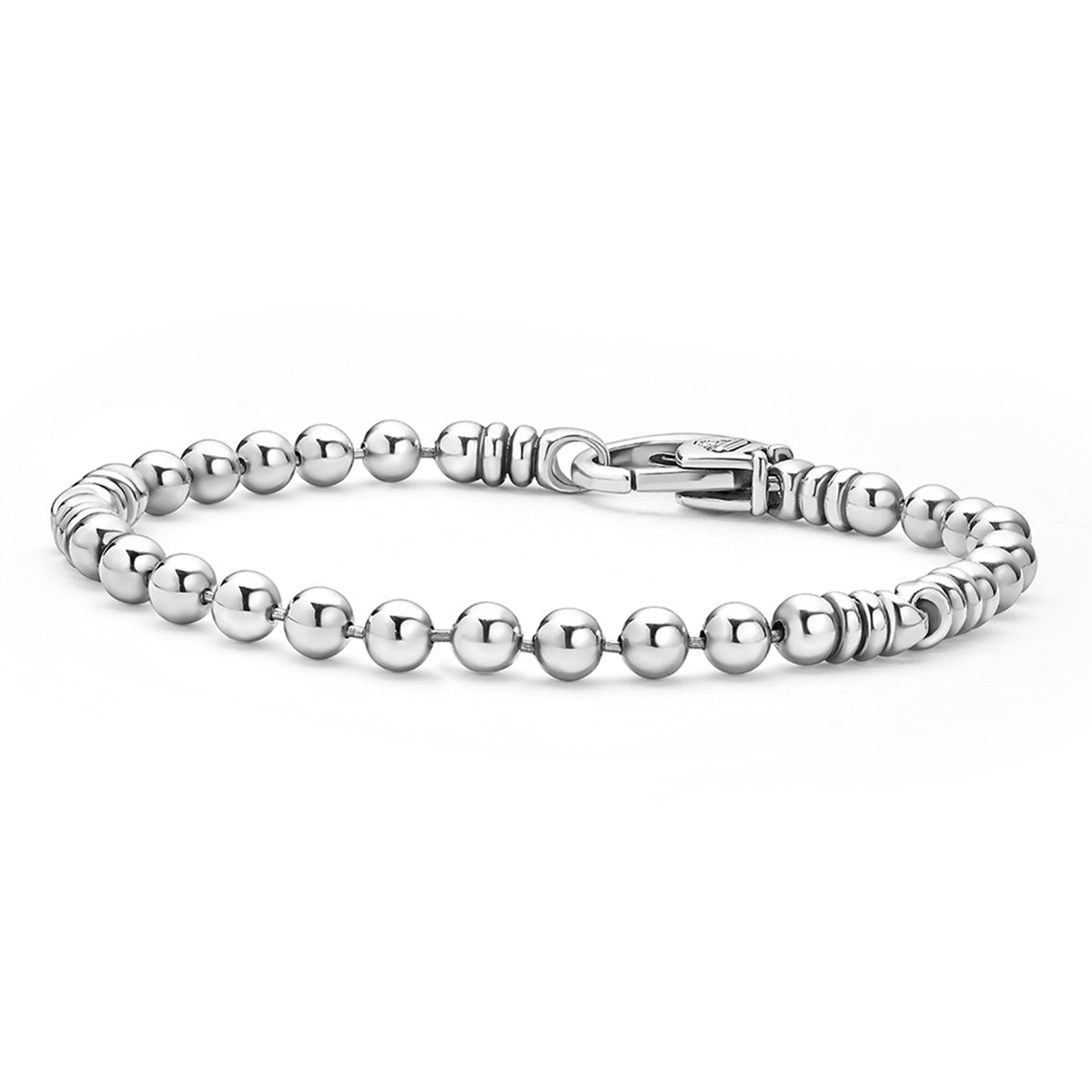 LAGOS "Anthem" Silver Caviar Beaded Bracelet (8)
