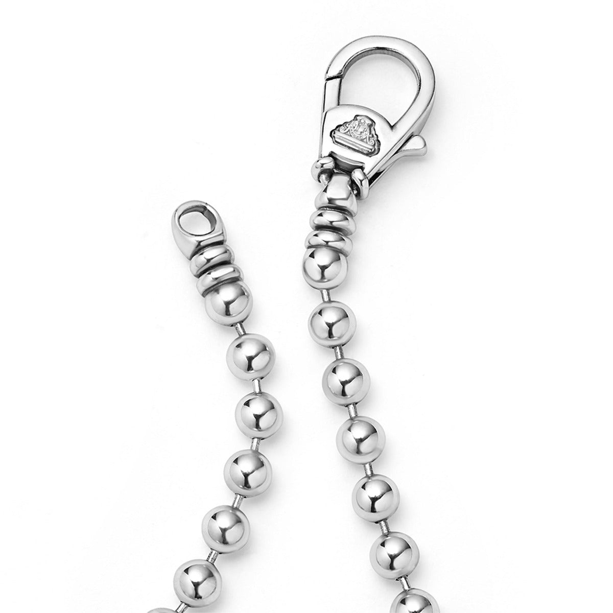 "Anthem" Silver Caviar Beaded Bracelet (8)