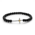 LAGOS "Anthem" Onyx Cross Beaded Stretch Bracelet (8)