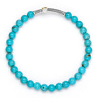 "Anthem" Turquoise Cross Beaded Stretch Bracelet (8)