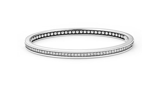 LAGOS "Caviar Spark" Diamond Bangle Bracelet
