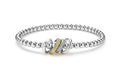 LAGOS "Caviar Lux" Two-Tone Four Ring Diamond Stretch Bracelet (7)